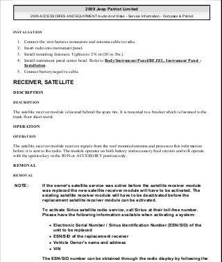 Manuales de reparaciones jeep compass y patriot limited 2007-2009