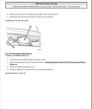 Manuales de reparaciones jeep compass y patriot limited 2007-2009