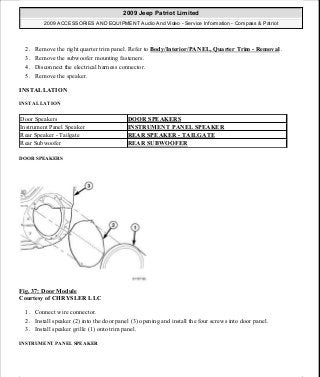 Manuales de reparaciones jeep compass y patriot limited 2007-2009