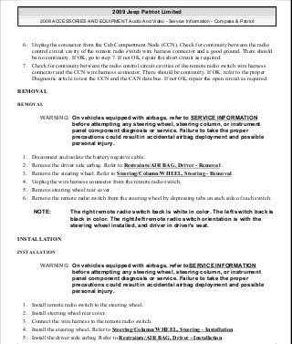 Manuales de reparaciones jeep compass y patriot limited 2007-2009