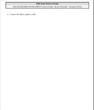 Manuales de reparaciones jeep compass y patriot limited 2007-2009