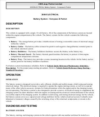 Manuales de reparaciones jeep compass y patriot limited 2007-2009