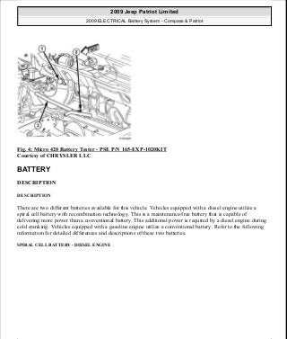 Manuales de reparaciones jeep compass y patriot limited 2007-2009