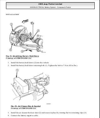 Manuales de reparaciones jeep compass y patriot limited 2007-2009