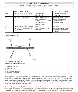 Manuales de reparaciones jeep compass y patriot limited 2007-2009