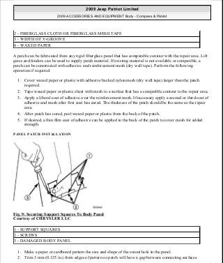 Manuales de reparaciones jeep compass y patriot limited 2007-2009