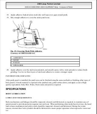 Manuales de reparaciones jeep compass y patriot limited 2007-2009