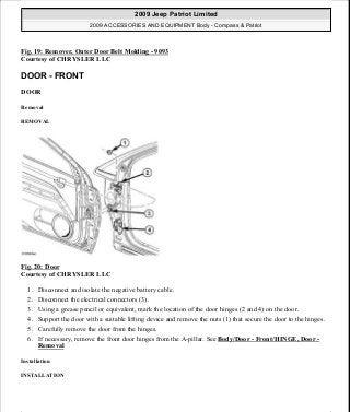 Manuales de reparaciones jeep compass y patriot limited 2007-2009