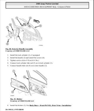 Manuales de reparaciones jeep compass y patriot limited 2007-2009