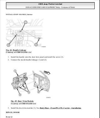 Manuales de reparaciones jeep compass y patriot limited 2007-2009