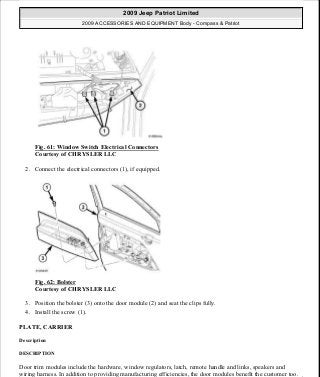 Manuales de reparaciones jeep compass y patriot limited 2007-2009