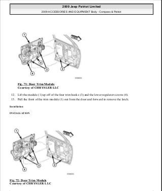 Manuales de reparaciones jeep compass y patriot limited 2007-2009
