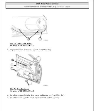 Manuales de reparaciones jeep compass y patriot limited 2007-2009