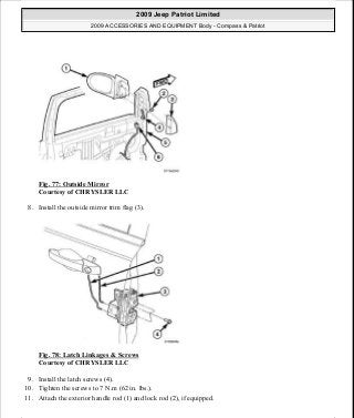 Manuales de reparaciones jeep compass y patriot limited 2007-2009