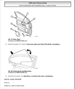 Manuales de reparaciones jeep compass y patriot limited 2007-2009