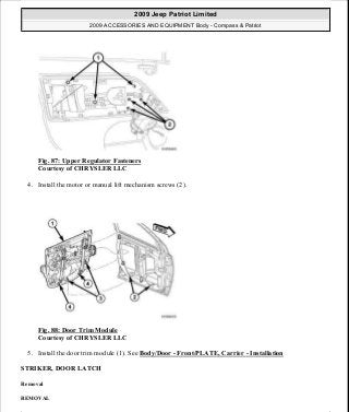 Manuales de reparaciones jeep compass y patriot limited 2007-2009