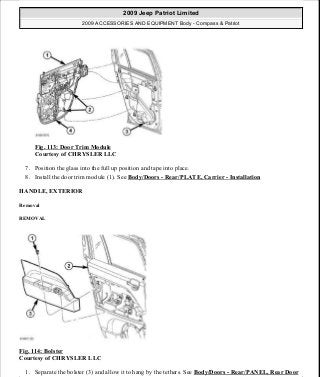 Manuales de reparaciones jeep compass y patriot limited 2007-2009