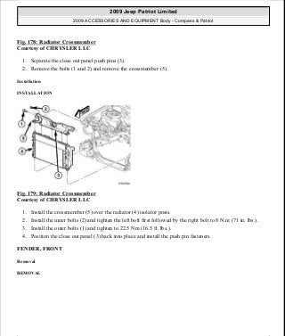 Manuales de reparaciones jeep compass y patriot limited 2007-2009