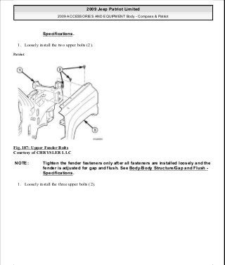 Manuales de reparaciones jeep compass y patriot limited 2007-2009