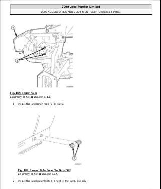 Manuales de reparaciones jeep compass y patriot limited 2007-2009