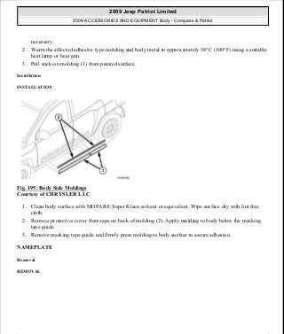 Manuales de reparaciones jeep compass y patriot limited 2007-2009