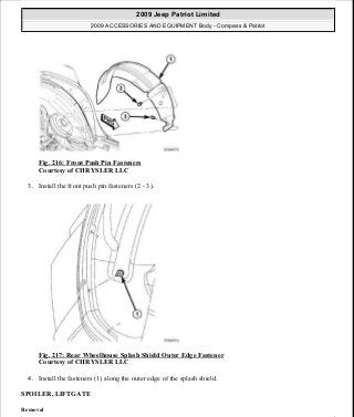 Manuales de reparaciones jeep compass y patriot limited 2007-2009