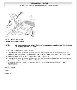 Manuales de reparaciones jeep compass y patriot limited 2007-2009