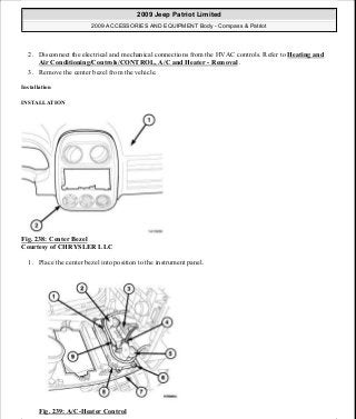 Manuales de reparaciones jeep compass y patriot limited 2007-2009