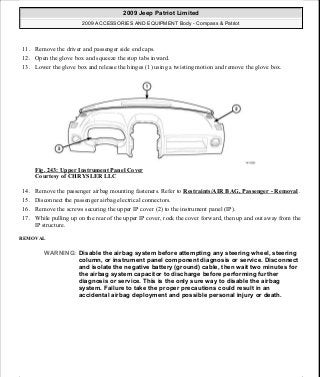 Manuales de reparaciones jeep compass y patriot limited 2007-2009