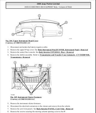 Manuales de reparaciones jeep compass y patriot limited 2007-2009
