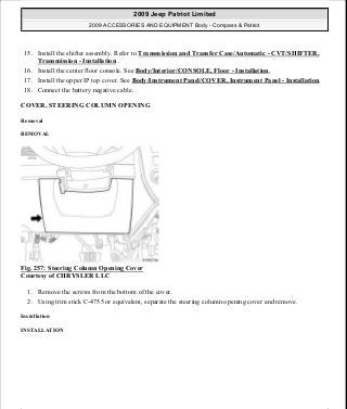 Manuales de reparaciones jeep compass y patriot limited 2007-2009