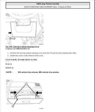 Manuales de reparaciones jeep compass y patriot limited 2007-2009