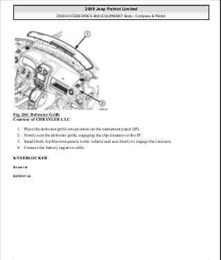 Manuales de reparaciones jeep compass y patriot limited 2007-2009