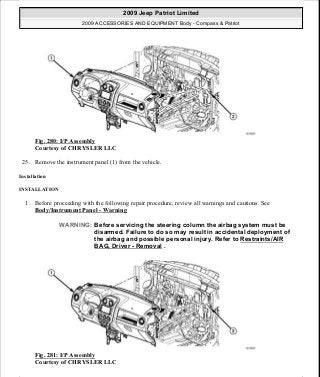 Manuales de reparaciones jeep compass y patriot limited 2007-2009