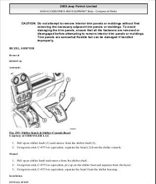 Manuales de reparaciones jeep compass y patriot limited 2007-2009