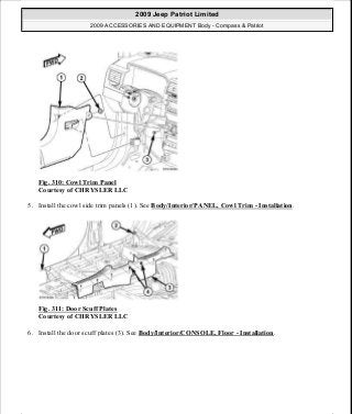 Manuales de reparaciones jeep compass y patriot limited 2007-2009