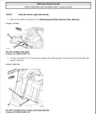 Manuales de reparaciones jeep compass y patriot limited 2007-2009