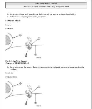 Manuales de reparaciones jeep compass y patriot limited 2007-2009