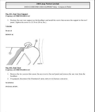 Manuales de reparaciones jeep compass y patriot limited 2007-2009