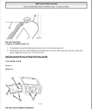 Manuales de reparaciones jeep compass y patriot limited 2007-2009