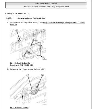 Manuales de reparaciones jeep compass y patriot limited 2007-2009