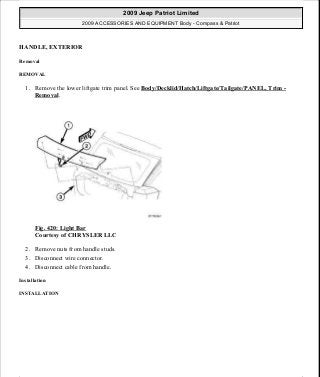 Manuales de reparaciones jeep compass y patriot limited 2007-2009