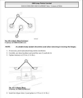 Manuales de reparaciones jeep compass y patriot limited 2007-2009