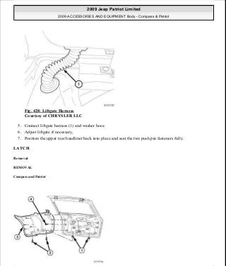 Manuales de reparaciones jeep compass y patriot limited 2007-2009