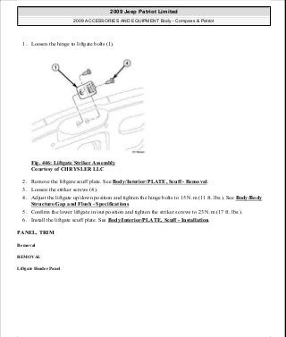 Manuales de reparaciones jeep compass y patriot limited 2007-2009