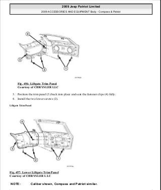 Manuales de reparaciones jeep compass y patriot limited 2007-2009