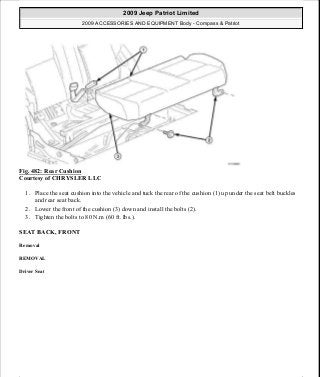 Manuales de reparaciones jeep compass y patriot limited 2007-2009