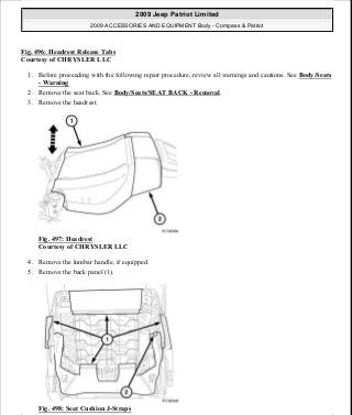 Manuales de reparaciones jeep compass y patriot limited 2007-2009