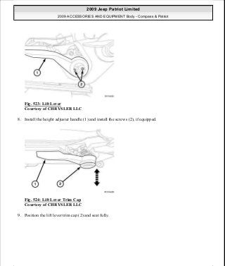 Manuales de reparaciones jeep compass y patriot limited 2007-2009