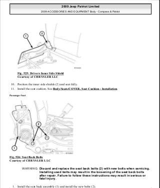 Manuales de reparaciones jeep compass y patriot limited 2007-2009